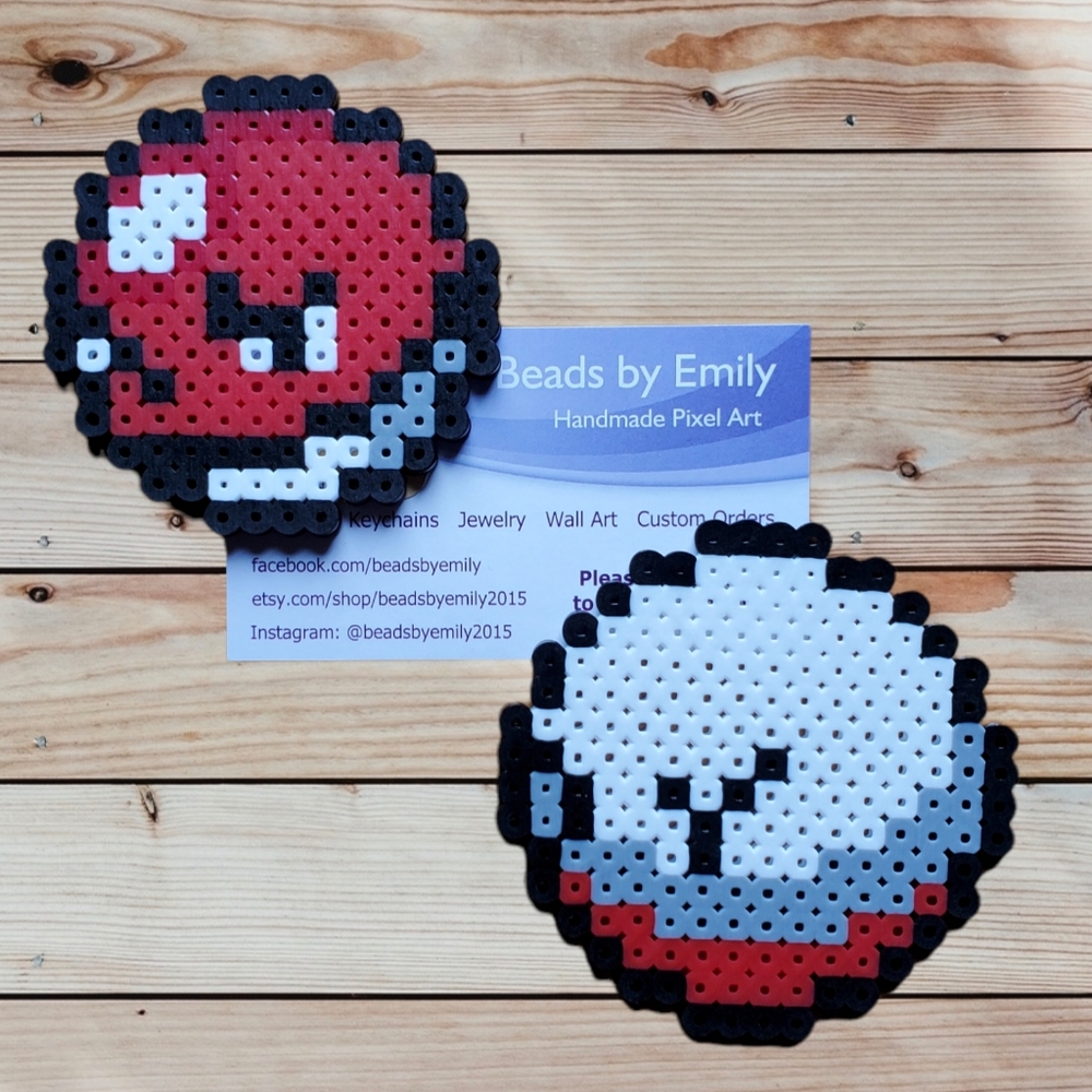 Voltorb & Electrode Magnets - Handmade Pokemon Home Decor - Game Room